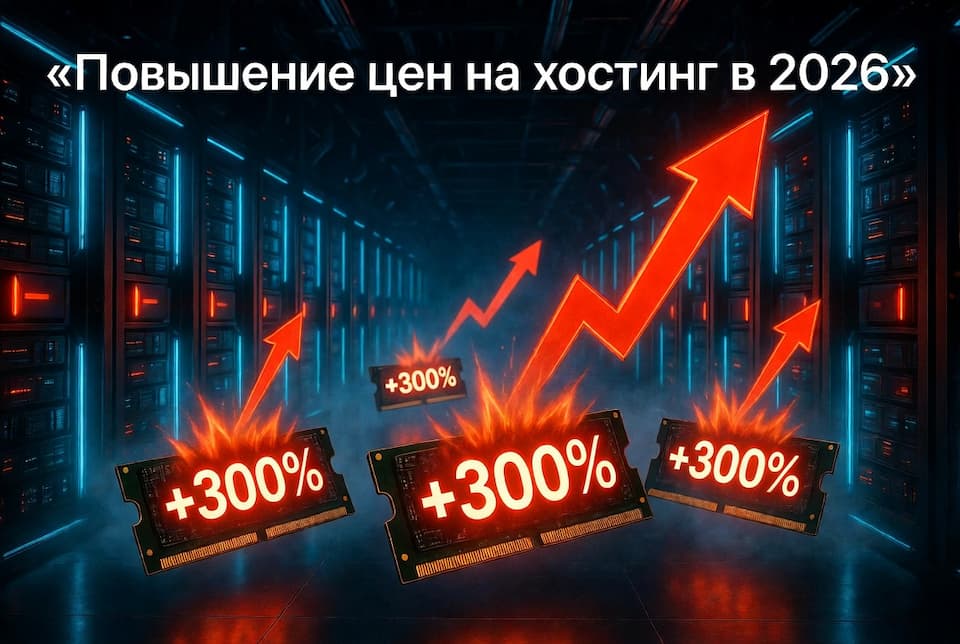Повышение цен на хостинг в 2026 году