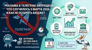 Запрет рекламы в Телеграм 2026